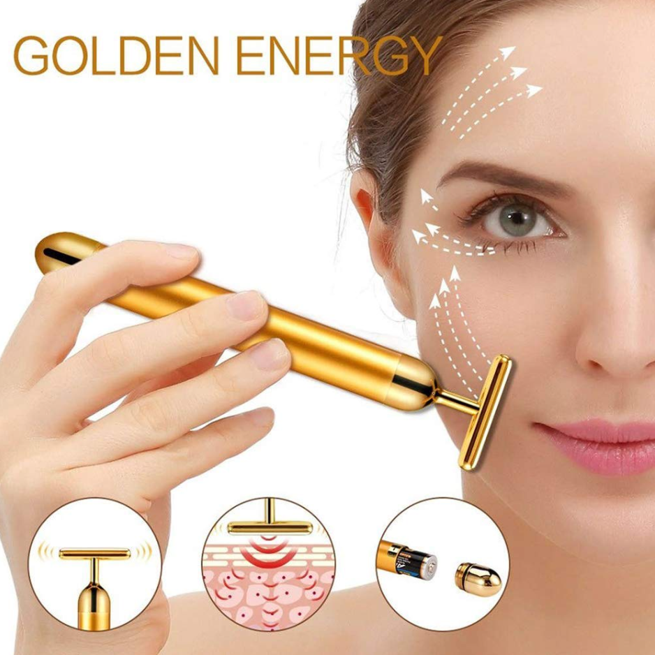 24k Golden Pulse Facial Face Massager